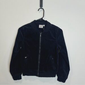 NWT Adriano Goldschmied AG Kids black Corduroy Bomber Jacket | Size Kids Medium